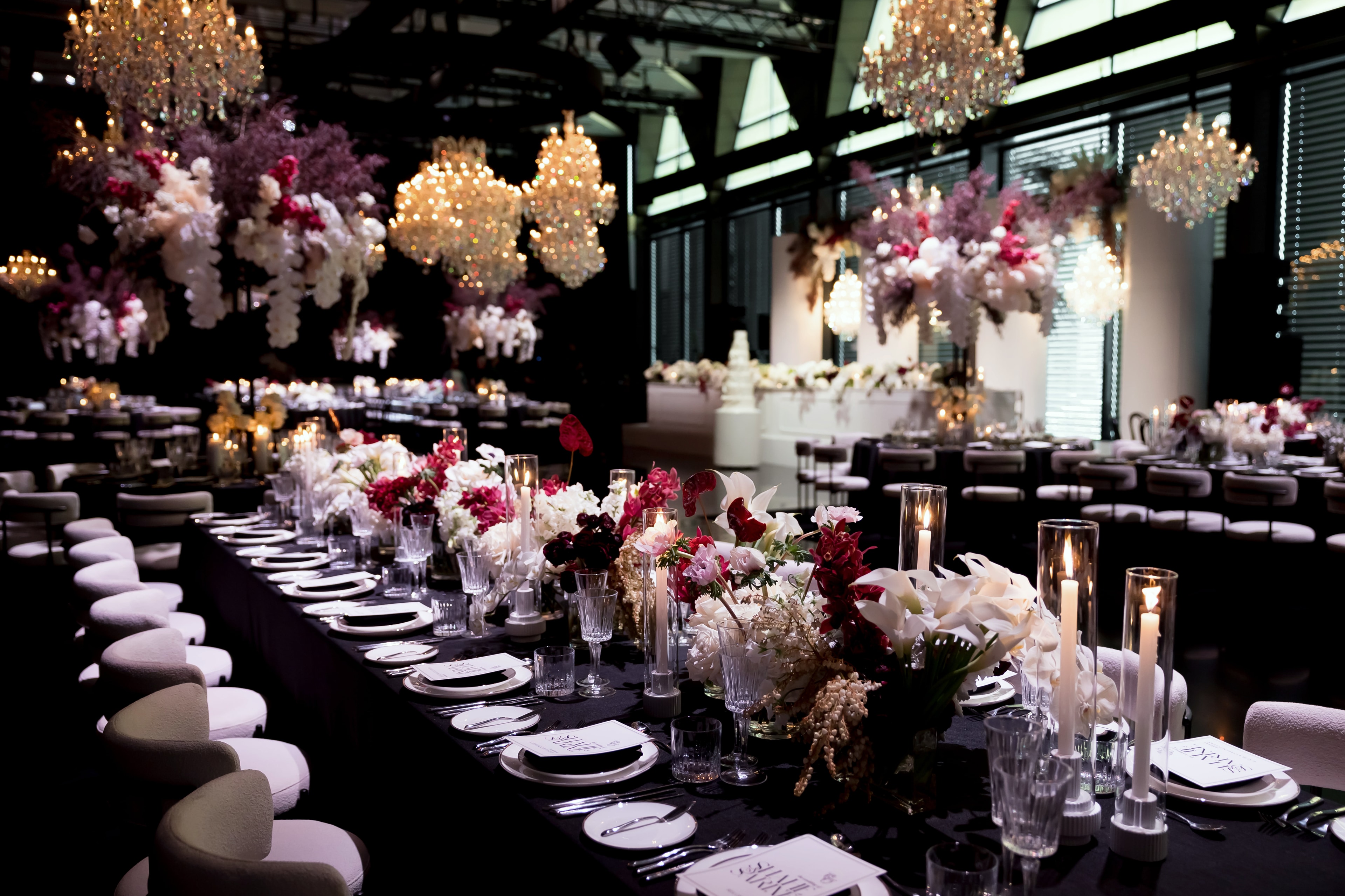 The Jewel chandelier hire Sydney — custom crystalled bespoke statement chandelier designed and built in Sydney