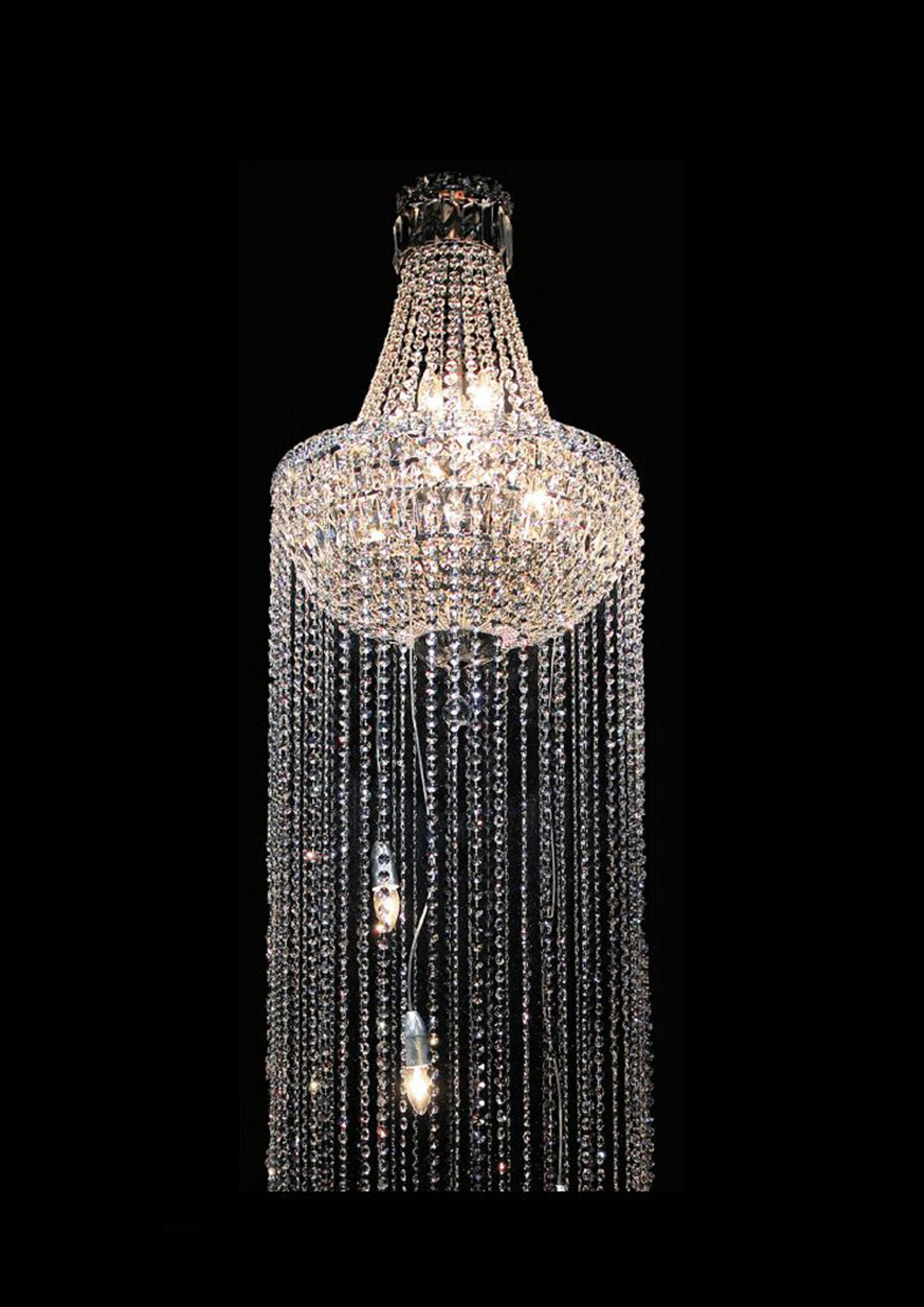 Tiara with SWAROVSKI Fringe